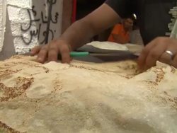 Bakers in Gaza Making Pitta Bread News Clip