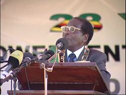 WRAP Mugabe speaks at Independence Day celebrations, reax News Clip