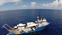 Baseline Explorer Ship at sea for Neckton Mission News Clip