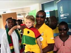 President of Ghana receives football team News Clip