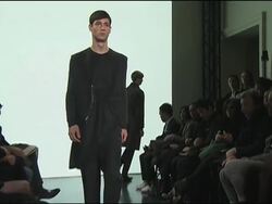 Yves Saint Laurent collection modelled on the overall News Clip