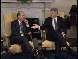 USA: GREEK PRIME MINISTER CONSTANTINE SIMITIS VISIT News Clip