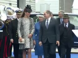 Catherine Duchess of Cambridge in Southampton News Clip