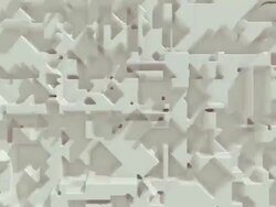 MS Rapidly moving abstract geometric pattern Stock Footage