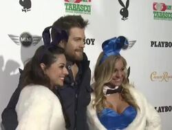Geoff Stults at The Playboy Party Presented By Crown Royal Stock Footage