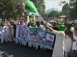 Muslims mark the end of the holy month of Ramadan News Clip
