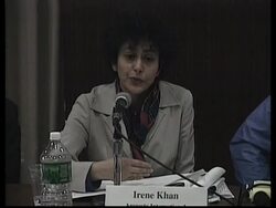 NGOs meet including speech from Peru President Toledo News Clip