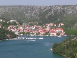 HD: Dalmatian town Stock Footage