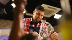 chef in the kitchen Stock Footage