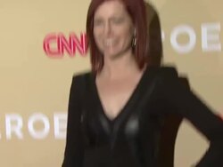 Carrie Preston at 2014 CNN Heroes: An All Star Tribute - Red Carpet at American Museum of Natural History on November 18, 2014 in New York City Stock Footage