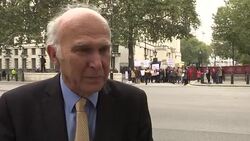 Vince Cable Talks About Third Heathrow Runway News Clip