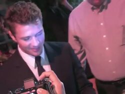Ryan Phillippe at The Lincoln Lawyer Premiere in Hollywood 03/10/2011 at the Celebrity Sightings in Los Angeles at Los Angeles CA. (Footage by WireImage Video/GettyImages) Stock Footage