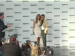 EVENT CAPSULE CLEAN: Jennifer Lopez & Marc Anthony Announce Plans To Launch Two Exclusive Lifestyle Brands At Kohl's Department Stores, West Hollywood, CA, United States, 11/18/10 Stock Footage