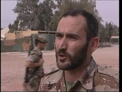 Troops comment on Madrid blasts, vote in elections News Clip