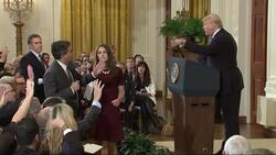 Trump clashes with media at heated news conference Instructional Video