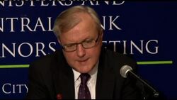 EU finance chief Rehn comment on eurozone firewall News Clip