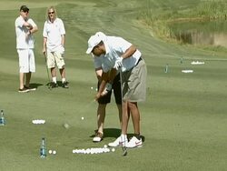 Tiger Jam X Golf Clinic Stock Footage