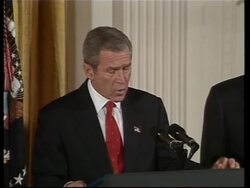 US President statement on Iraq News Clip