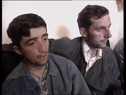 Albania - Serbs are taken over border to Albania News Clip