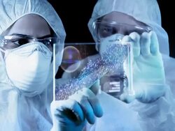 Scientists classify the structure of DNA. Stock Footage