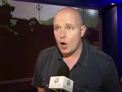 INTERVIEW: 'Halo' franchise development director, Frank O'Connor. (Footage by WireImage Video/GettyImages) Stock Footage