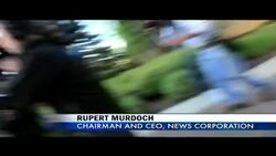News Corporation head Rupert Murdoch declines to comment further on a telephone hacking scandal that prompted his company to shutter its News of the World tabloid, published on Sundays. News Clip