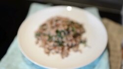 HD:Thai food stir basil with rice Stock Footage