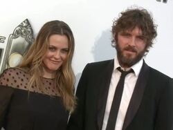 Alicia Silverstone at The Book Of Mormon Los Angeles Opening Night Stock Footage