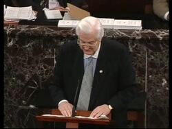 USA: SENATE HYDE CALLS FOR CLINTONS REMOVAL News Clip