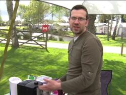 People Enjoy Holidays in the UK News Clip