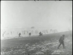 Allied troops invade Normandy, France on D-Day. News Clip