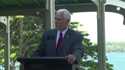 CLEAN : US supercarrier to arrive in Sea of Japan in days: Pence News Clip