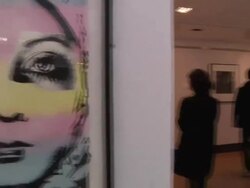 Multiplied Contemporary Editions Fair by Christie' Stock Footage