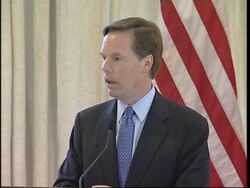 US Under Secretary of State Burns gives news conference News Clip
