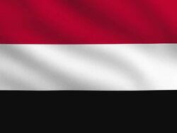Yemen Flag Stock Footage