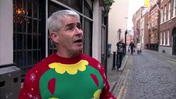 Interviews with members of the public about pubs banning Christmas jumpers News Clip