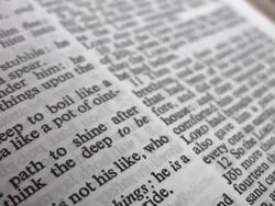 HD 1080i The Book of Psalms 2 Stock Footage