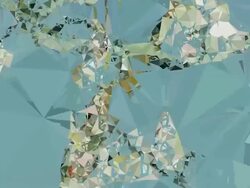 series transcendental fields : from almond blossoms (TRANSITION) Stock Footage