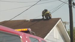 Smoke Seen From the House Vent Stock Footage
