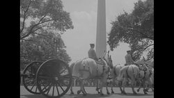Adm. Forrest Sherman's funeral procession moves through Washington, DC News Clip