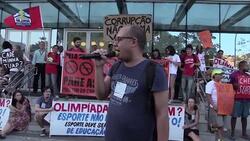 CLEAN : Olympics:Rio residents protest against pollution expropriations News Clip