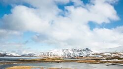 HD Time-lapse: Mountain Snaefellsnes Peninsula, Grundarfjordur Iceland Stock Footage