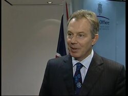 Blair comments on Iranian nuclear issue News Clip