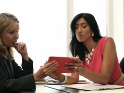 I see it on this tablet now Stock Footage