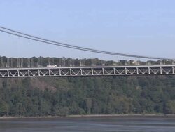 The George Washington Bridge Stock Footage