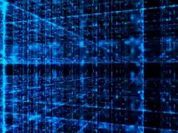 Computer Network Internet Matrix Animation Stock Footage