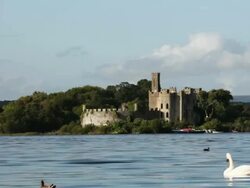 Irish castle Stock Footage