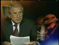 President Bush says there are no easy answers but he'll use today's weekly radio address to talk about the economy. Bush is plugging a lenders' alliance that's working on problem loans. He'll also mention tax-rebate checks he hopes will spark consumer spending. News Clip