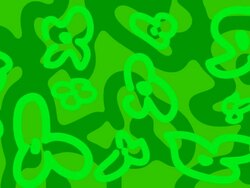 BLOSSOM : variance - green (LOOP) Stock Footage