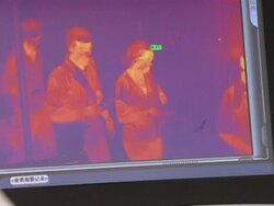 Swine flu precautions in Beijing airport News Clip